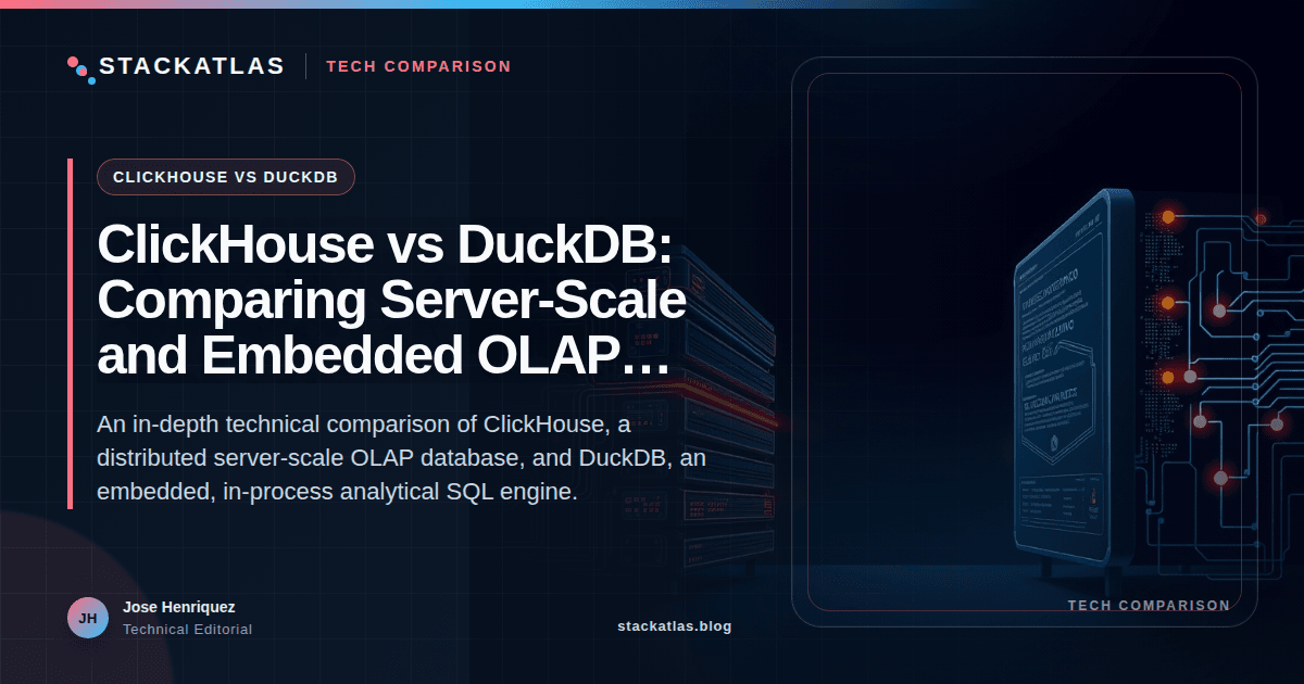 ClickHouse vs DuckDB: Comparing Server-Scale and Embedded OLAP Databases